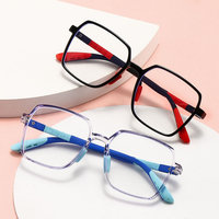 Nouvelles Lunettes Anti-Lumière Bleue pour Enfants 2025, Protection UV, Montures Optiques TR90 Forme Diamant, Lunettes pour Enfants