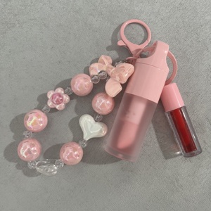 Veganes, feuchtigkeitsspendendes, farbveränderndes Lippenöl mit aufpolsterndem Effekt & wischfestes, mattes Lippenstift-Set <span class=keywords><strong>2</strong></span>-in-1 mit abnehmbarem Armband - Product Image 4