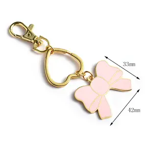 High Quality Wholesales Custom Logo Metal Gold Keychains No Minimum