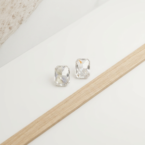 RCK Global Diamants naturels translucides non taillés de qualité supérieure 100% authentiques, paire assortie, taille émeraude, effet glacé, géométrique, rustique - Product Image 3
