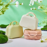 Sac cosmétique portable en PP, trousse de maquillage légère, imperméable, antivol, grande capacité, bagage de voyage unisexe avec poignée