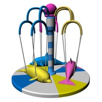 Manège Commercial Moetry pour Enfants, Thème Requin, Aire de Jeux Intérieure, Équipement de Parc d'Attractions pour Enfants, Vente en Gros