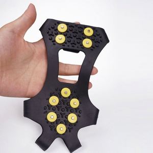 <b>Crampons</b> 10 Snow Grip Ice Grippers Winter Traction Cleats for <b>Shoes</b> and Boots-Anti-Slip - Product Image 3