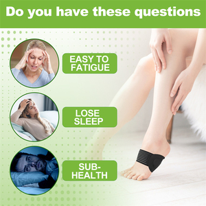 Nam trăng 1 cặp chân acupressure Pads lượng đường trong máu hạ thấp chân ngón tay áp lực Pads - Product Image 6