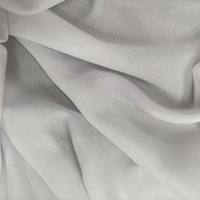 Tissu pongé blanc lisse 100% microfibre polyester ultra doux et fin pour doublure de costume formel