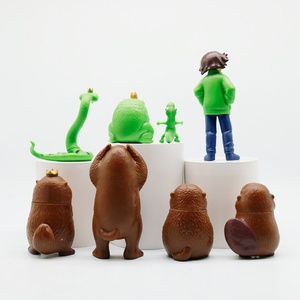 Novedad: Figuras de Acción de PVC de Película de Anime, Set de 8 Piezas de Adornos de Juguete de Castor Animal - Product Image 5