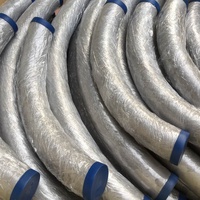 Tuyau droit en acier inoxydable ASME B16.49 SS 304 316 316L 3 pouces sur chaque extrémité, soudure bout à bout en acier inoxydable 3D 4D 5D 45 degrés
