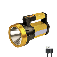 Lampe de poche LED pour l'extérieur P70 lampe de poche pour le camping d'urgence lampe de recherche portable pour la patrouille de pompiers et la pêche