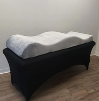 Surmatelas Confortable en Mousse à Mémoire de Forme pour Table d'Esthétique, Surmatelas Courbé pour Lit à Cils, Surmatelas pour Table d'Extension de Cils