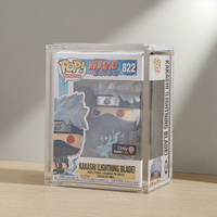Vente en gros d'usine, boîte de présentation magnétique en acrylique pour figurines de jouets Marvel Funko Pop de 4 pouces, boîte en acrylique de grande taille
