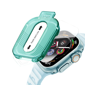 Herramienta aplicadora de fácil instalación, accesorios de reloj, vidrio templado para IWatch Ultra 49mm <span class=keywords><strong>HUAWEI</strong></span> <span class=keywords><strong>WATCH</strong></span> <span class=keywords><strong>GT</strong></span> 4 41mm 46mm Protector de pantalla - Product Image 1