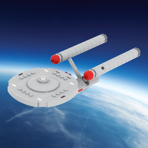 MOC1207 mooxi u.ss modello di serie creativa aziendale anime in plastica Action Figure Puzzle set di mattoncini per bambini giocattoli - Product Image 2