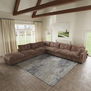 वोक्सहोम होटल लॉला विला अमेरिकी एल आकार कॉर्नर कॉर्डरॉय नरम सोफे सफेद 8 9 <span class=keywords><strong>10</strong></span> सीटर मॉड्यूलर एकांत सोफे सेट - Product Image 2