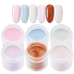 Acryl Poeder Set Groothandel Custom Logo Acryl Nagel Benodigdheden Private Label Hoge Kwaliteit 3d Cover Clear Nail Dip Acryl Poeder