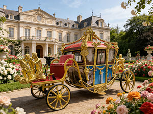 New Style Yiyang Pumpkin Horse Carriage Electric Wedding Sightseeing Cinderella 4-6 People Customized Color Car <b>Paint</b> Iron Frame - Product Image 6