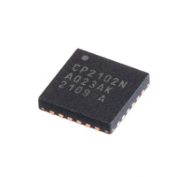 CP2102N-A02-GQFN24R USB-zu-UART-Bridge 3Mbaud USB 2.0 Full Speed QFN24 für eingebettete serielle Schnittstelle