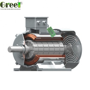 Generador de Imán de Corriente Alterna Trifásico de Baja Velocidad de 60 kW y 220 V para - Product Image 1