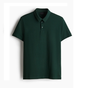 Nuevo estilo de los hombres para la camiseta del polo Tela de LICRA de nailon de rayón con patrón impreso de punto Tencil Piqué para la venta - Product Image 1