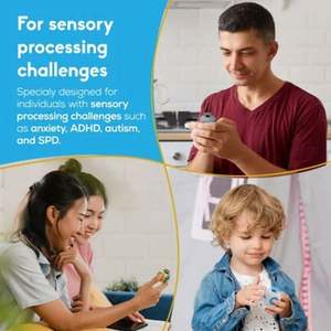 ของเล่นคลายเครียด บีบเล่นได้ ช่วยลดความหงุดหงิด ความวิตกกังวล ลูกเต๋า 6 ด้าน ฝึกสมาธิ บรรเทาความเครียด - Product Image 5