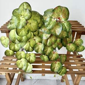 Décoration murale en feuilles de Monstera artificielles, grand panneau de plantes artificielles pour hôtel, <span class=keywords><strong>restaurant</strong></span>, décoration murale verte, jardin vertical DIY - Product Image 3