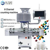 Machine de comptage visuel de bonbons et de chocolats DTOP à 8 canaux avec certificat CE