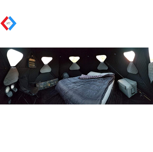 Tente de <span class=keywords><strong>camping</strong></span> OEM avec <span class=keywords><strong>port</strong></span> CA et occultant ignifuge 4 saisons tente de <span class=keywords><strong>camping</strong></span> pop-up instantanée ventilée pour tente du désert - Product Image 2