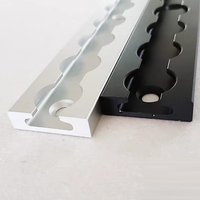 Profilé en aluminium série 6000 à fente en U, couleur personnalisée, à prix réduit, pour système de fixation de cargaison, rail L en aluminium pour avion