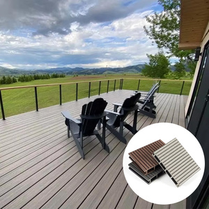 Idées de conception de carreaux de terrasse en WPC Carreaux de terrasse en composite bois-plastique bon marché pour l'extérieur - Product Image 2
