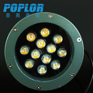 ไฟส่องสว่างแบบ LED Poplor 12W ชิป Cob ให้แสงกระจายกว้าง ติดตั้งบนพื้นผิว ความสว่างสูง Ip65 สำหรับสวนกลางแจ้ง - Product Image 5