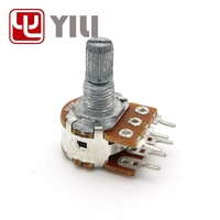 Potentiomètre linéaire Alps, potentiomètre stéréo Alps double 500K 200K