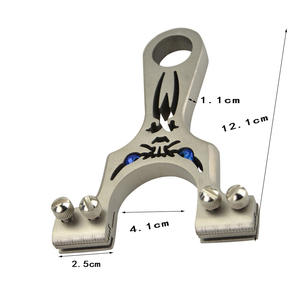 Ensemble de 1 Lance-Pierre de Haute Qualité en Acier Inoxydable au Design Raffiné, Accessoire de Chasse Portable pour Amateurs de Tir et Entraînement - Product Image 6