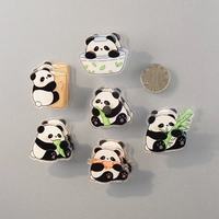 Carpeta de Documentos con Clip de Acrílico PP, Diseño Personalizado de Panda, Artículos de Papelería de Anime