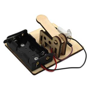 Kit de télégraphe en code morse en bois, expérience scientifique, jouet éducatif pour enfants de 7 à 9 ans, alimenté par batterie, commande manuelle - Product Image 4