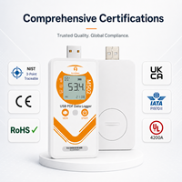 Enregistreur de température agricole M502 : Enregistreur de données USB durable de 120 jours pour une surveillance environnementale simple