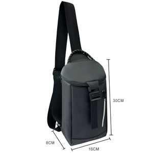 Bolso Bandolera Oxford Unisex al por Mayor, Impermeable con Cremallera, para Exteriores, de un Solo Hombro, para Viaje, con Logotipo Personalizado, Bolso Grande - Product Image 2