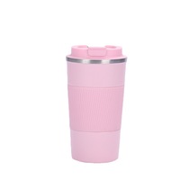 Tasse à café créative en acier inoxydable à double paroi sous vide, avec revêtement coloré, style américain, exclusivité transfrontalière, modèle trois générations