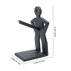 Porte-serviettes en forme humaine abstraite imprimé en 3D, support à mouchoirs minimaliste, décoration de bureau, maison, cuisine - Product Image 2