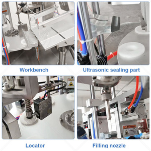 เครื่องบรรจุซิลิโคนกึ่งอัตโนมัติแบบหลอดพร้อมระบบปิดผนึกด้วยความร้อนสำหรับผลิตภัณฑ์เครื่องสำอาง - Product Image 3