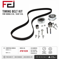 High Quality New Timing Belt Kit for Skoda Se-at V-W Au-di 2.0 Cars Long Life Durable 03L198119 530055010 K015648XS