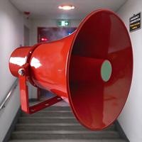 Haut-parleur d'alarme d'urgence étanche de qualité marine, résistant aux intempéries, pour communication vocale en cas de catastrophe en extérieur
