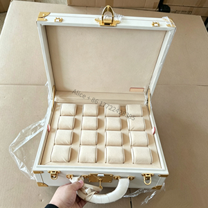 Factory Direct Brand <b>Watch</b> Storage Box & <b>Cases</b> For Man , Custom Logo Luxury 16 Slots <b>Watch</b> Organizer for Famous Brand <b>Watches</b> - Product Image 5