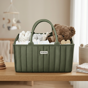 Organizador de Pañales Acolchado para Bebés Recién Nacidos, Niñas y Niños, Organizador de Almacenamiento para Guardería, Portátil - Product Image 3