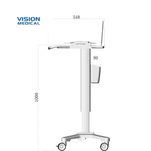 Launca Dental Oral Scanner Intraoral Scanner Laptop Cart On Wheels Tablet Cart