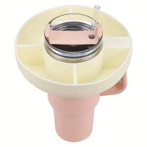 Cuenco para aperitivos para taza, anillo para aperitivos, compatible con <span class=keywords><strong>Stanley</strong></span> <span class=keywords><strong>Quencher</strong></span> 30/40OZ, vaso con asa, accesorios para tazas - Product Image 1