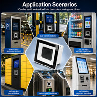 Módulo Escáner de Códigos QR 2D CMOS, Motor Lector de Códigos de Barras Integrado, Interfaz USB TTL para Máquinas Expendedoras y Kioscos