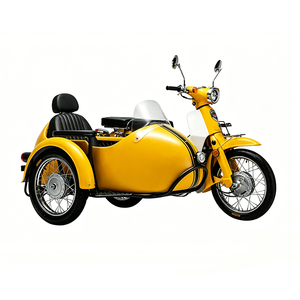 Motocyclette avec side-car, Tricycle à moteur avec side-car, Tricycle à essence avec side-car - Product Image 3