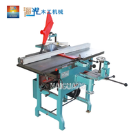 Mesin Pertukangan Kayu Multifungsi Gergaji Planer Bor Thicknesser Pengasah Motor Kombinasi Multifungsi 2.2kw 4200 RPM