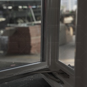 Phong Cách Mỹ Kính PVC Cửa Sổ Pháp Cửa Sổ Cửa Sổ Với Nướng Thiết Kế Và Muỗi Net - Product Image 3