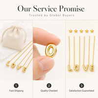 Collier à lettres bulles, pendentif initial personnalisé, collier à breloques gonflées, cadeau DIY pour elle, bijoux pour femme
