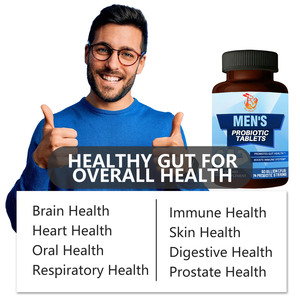 Comprimés Probiotiques Premium pour Hommes 60 Milliards de UFC 14 Souches avec Prébiotiques pour le Soutien de la Santé Digestive et Immunitaire Intestinale - Product Image 5